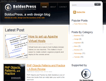 Tablet Screenshot of bolducpress.com
